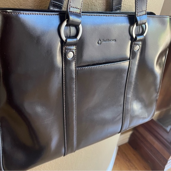 Franklin Covey Laptop Organizer Briefcase Shoulder Bag Tote - Picture 2 of 14